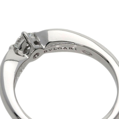 BVLGARI Dedi Carta A Venezia Diamond Ring Platinum PT950 Ladies [Used]