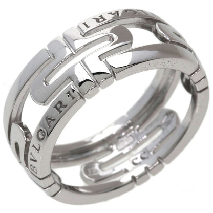 BVLGARI Parentesi Open #55 Ring K18 White Gold Ladies [Used]