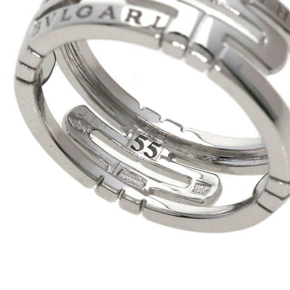 BVLGARI Parentesi Open #55 Ring K18 White Gold Ladies [Used]