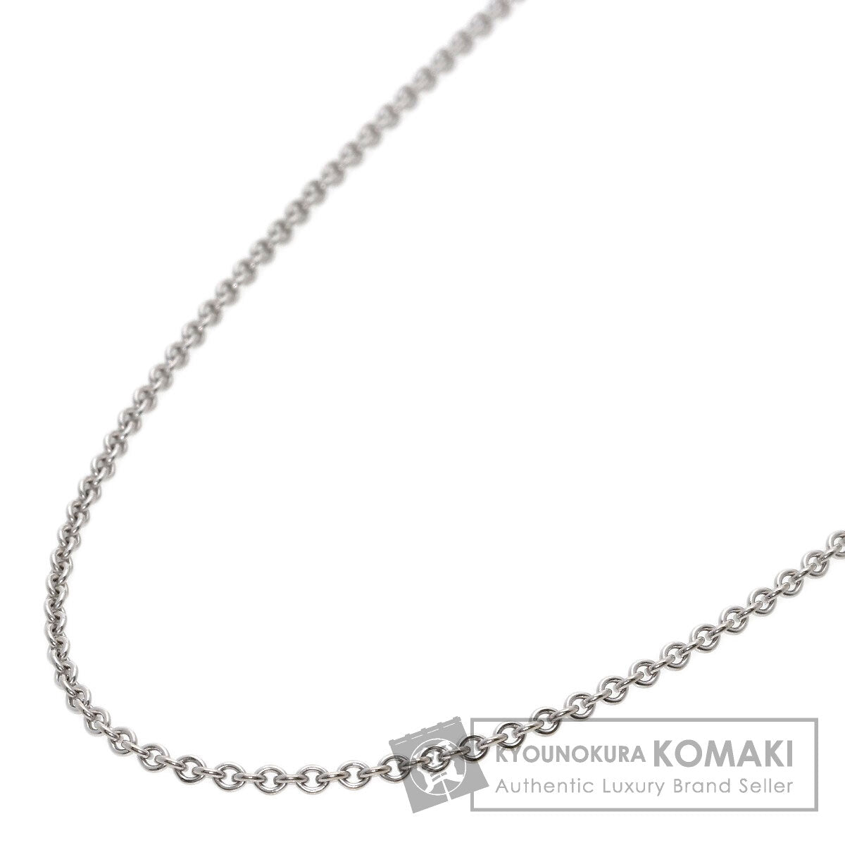 BVLGARI Chain 15.7" Necklace K18 White Gold Ladies [Used]