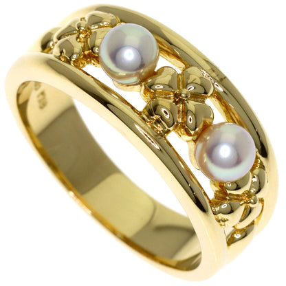 MIKIMOTO Pearl Pearl Ring K18 Yellow Gold Ladies [Used]