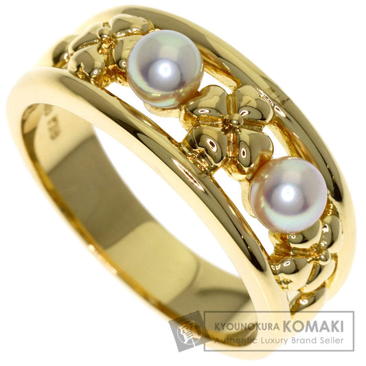 MIKIMOTO Pearl Pearl Ring K18 Yellow Gold Ladies [Used]