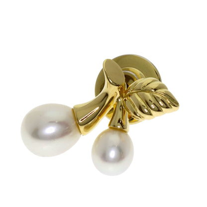 MIKIMOTO Cherry Pearl Pearl Brooch K18 Yellow Gold Ladies [Used]