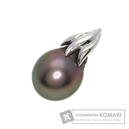 MIKIMOTO Baroque pearl Pearl Pendant top K18 White Gold Ladies [Used]