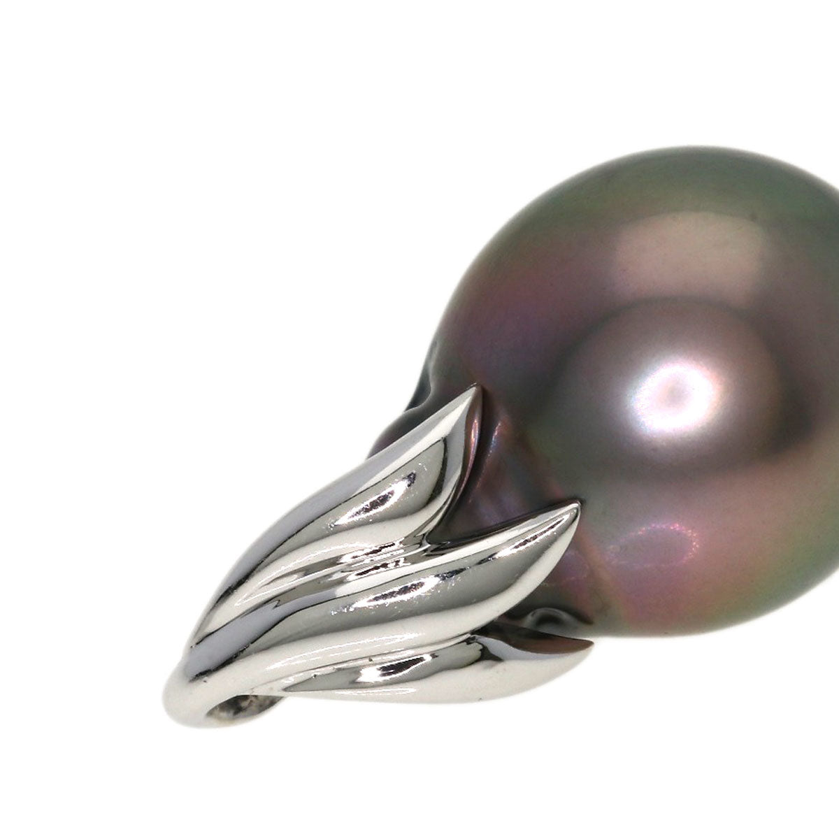 MIKIMOTO Baroque pearl Pearl Pendant top K18 White Gold Ladies [Used]