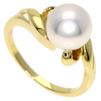 MIKIMOTO Pearl Pearl Ring K18 Yellow Gold Ladies [Used]