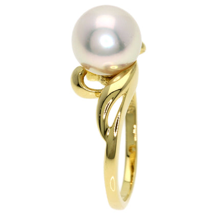 MIKIMOTO Pearl Pearl Ring K18 Yellow Gold Ladies [Used]