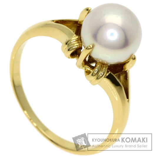 MIKIMOTO Pearl Pearl Ring K18 Yellow Gold Ladies [Used]