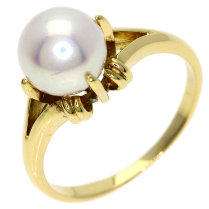 MIKIMOTO Pearl Pearl Ring K18 Yellow Gold Ladies [Used]