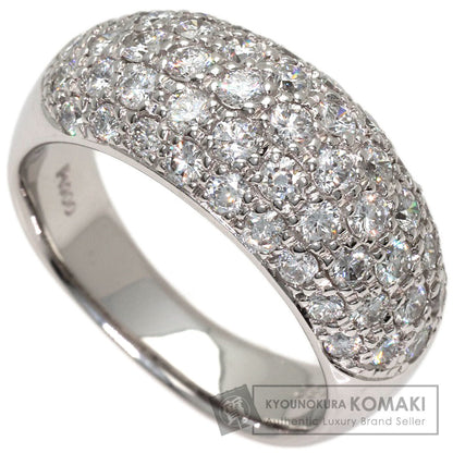 1.52ct Pave Diamond Ring Platinum PT900 10.6g　Ladies