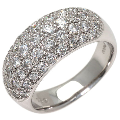 1.52ct Pave Diamond Ring Platinum PT900 10.6g　Ladies