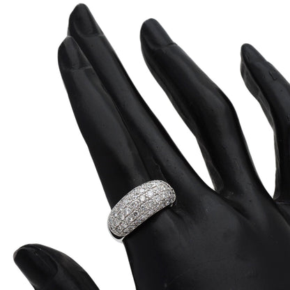 1.52ct Pave Diamond Ring Platinum PT900 10.6g　Ladies