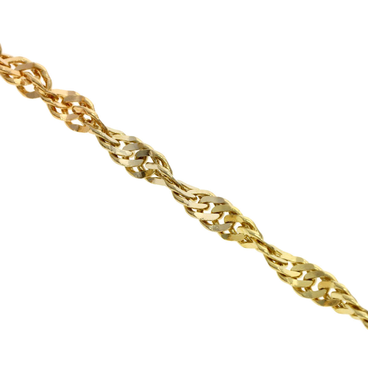 Screw Two-Tone Bracelet K18 Yellow Gold K18PGxK18WG 2g　Ladies