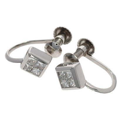 VENDOME Diamond Earring Platinum PT950 PT900Ladies [Used]