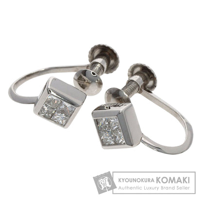 VENDOME Diamond Earring Platinum PT950 PT900Ladies [Used]