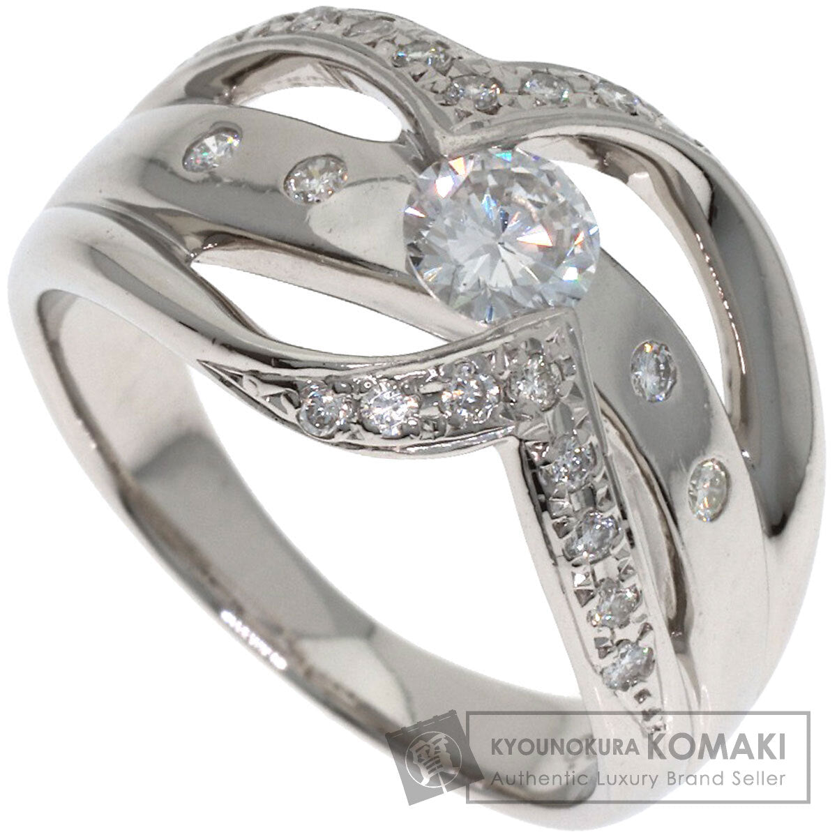0.347ct Diamond Ring Platinum PT900 9.8g　Ladies