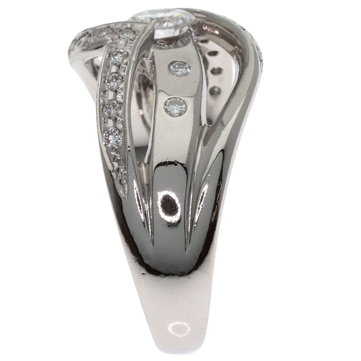 0.347ct Diamond Ring Platinum PT900 9.8g　Ladies