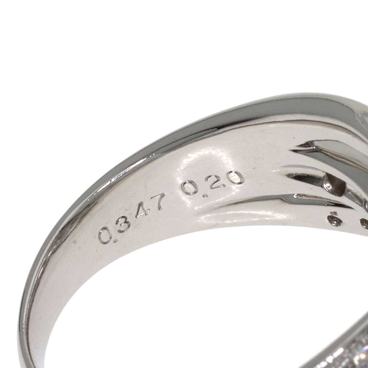 0.347ct Diamond Ring Platinum PT900 9.8g　Ladies