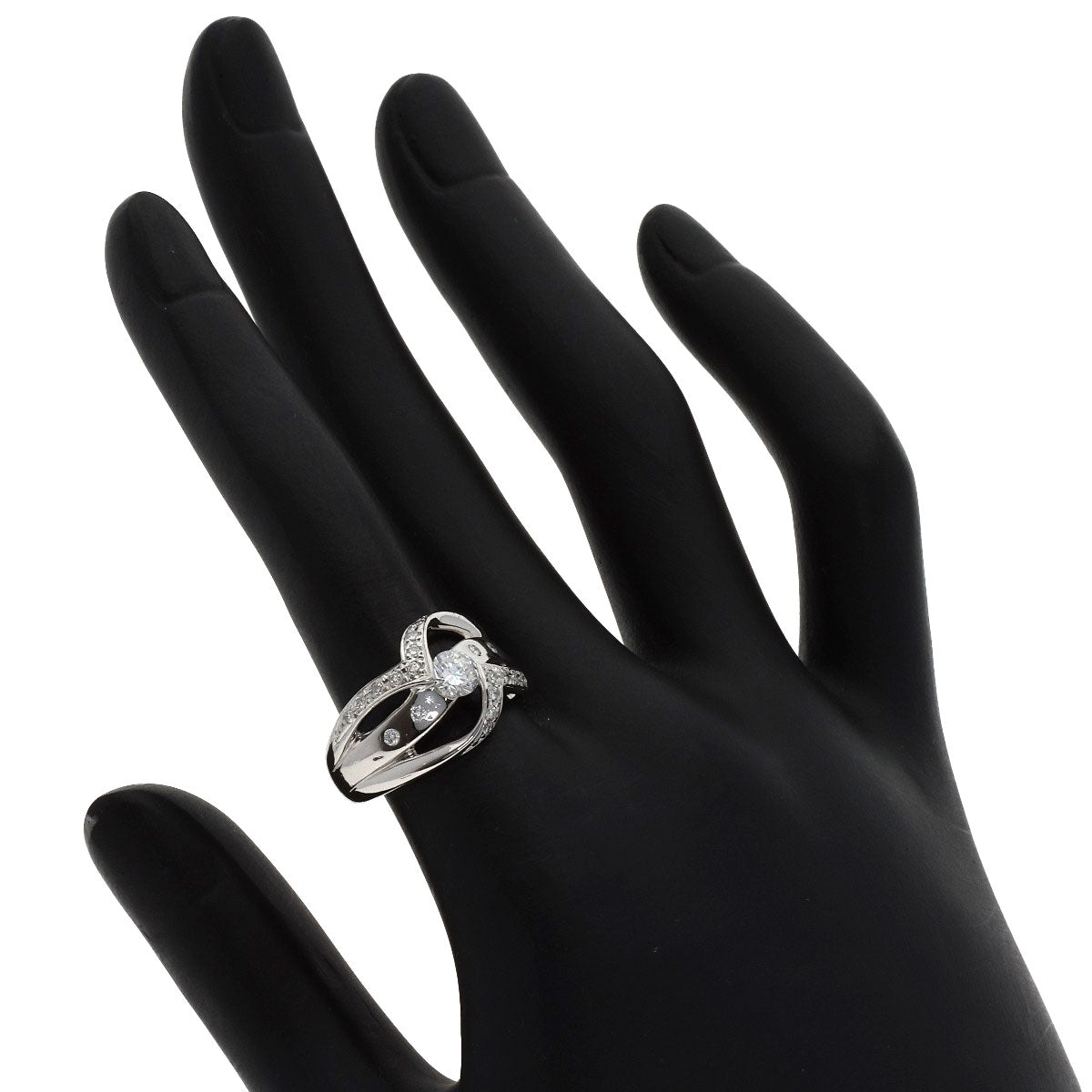 0.347ct Diamond Ring Platinum PT900 9.8g　Ladies