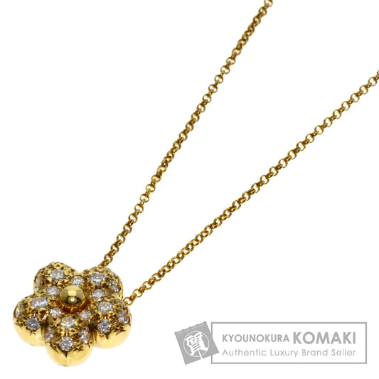 TASAKI Diamond Necklace K18 Yellow Gold Ladies [Used]