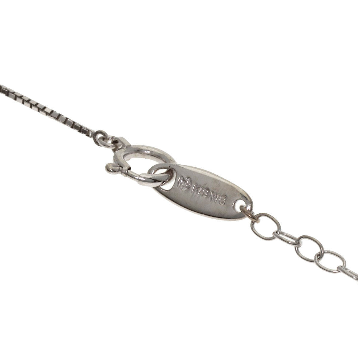 TASAKI Diamond Necklace K18 White Gold Ladies [Used]