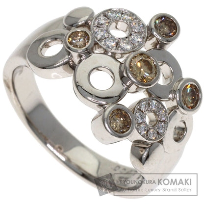 POLA Diamond Ring K18 White Gold Ladies [Used]