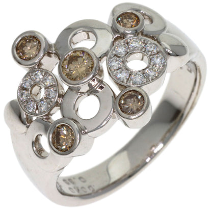 POLA Diamond Ring K18 White Gold Ladies [Used]