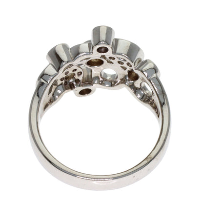 POLA Diamond Ring K18 White Gold Ladies [Used]
