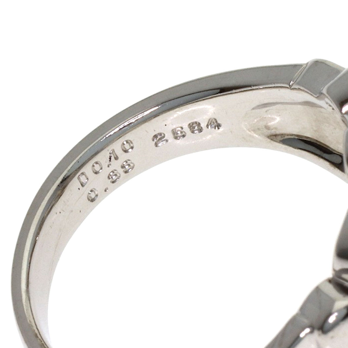 POLA Diamond Ring K18 White Gold Ladies [Used]