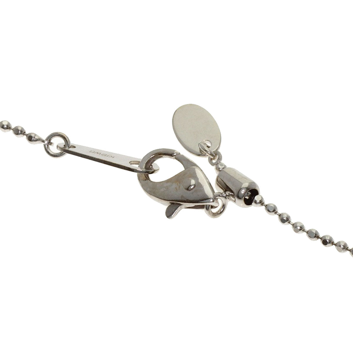 POLA Diamond Necklace K18 White Gold Ladies [Used]