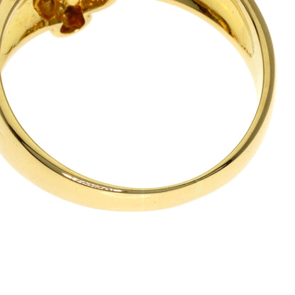 POLA Diamond Ring K18 Yellow Gold Ladies [Used]