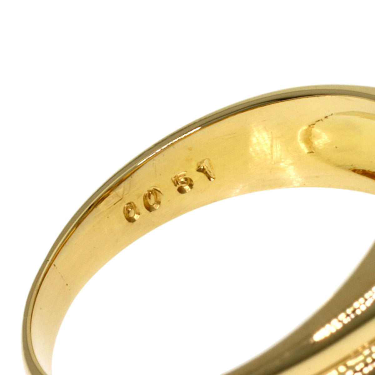 POLA Diamond Ring K18 Yellow Gold Ladies [Used]