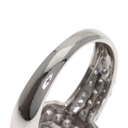 Ponte Vecchio Diamond Ring K18 White Gold Ladies [Used]