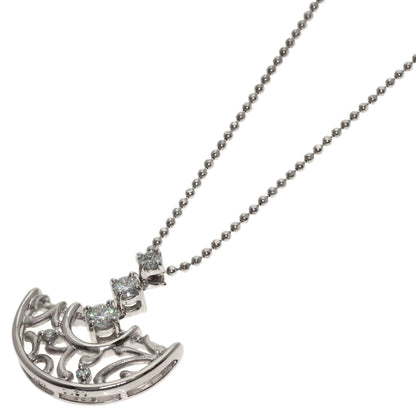 star sand Diamond Necklace Platinum PT900 PT850Ladies [Used]