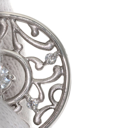 star sand Diamond Necklace Platinum PT900 PT850Ladies [Used]