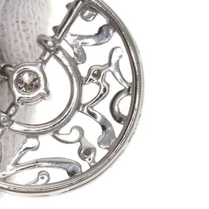 star sand Diamond Necklace Platinum PT900 PT850Ladies [Used]