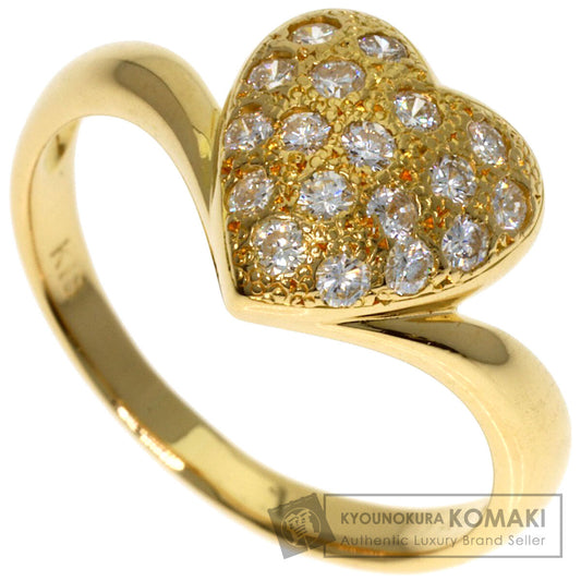 0.4ct Diamond Ring K18 Yellow Gold 2.7g　Ladies