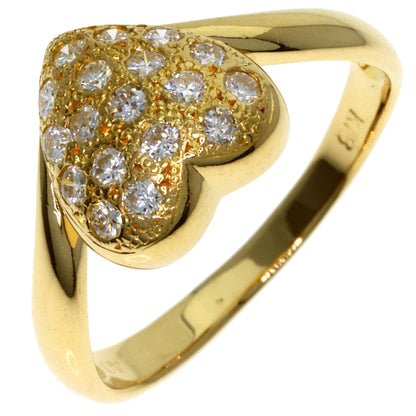 0.4ct Diamond Ring K18 Yellow Gold 2.7g　Ladies