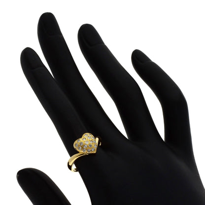 0.4ct Diamond Ring K18 Yellow Gold 2.7g　Ladies