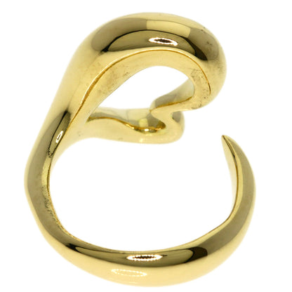 TIFFANY&Co. Open heart Ring K18 Yellow Gold Ladies [Used]