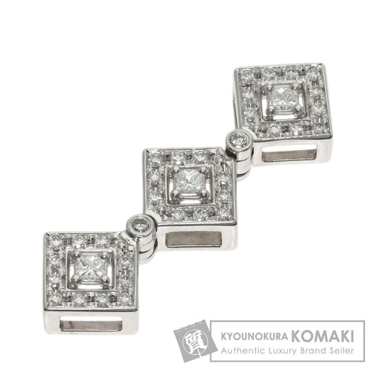 TASAKI Diamond Pendant top K18 White Gold Ladies [Used]