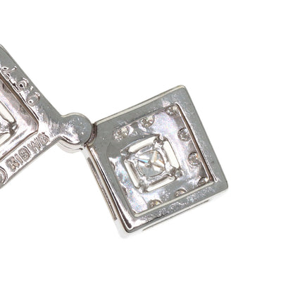 TASAKI Diamond Pendant top K18 White Gold Ladies [Used]