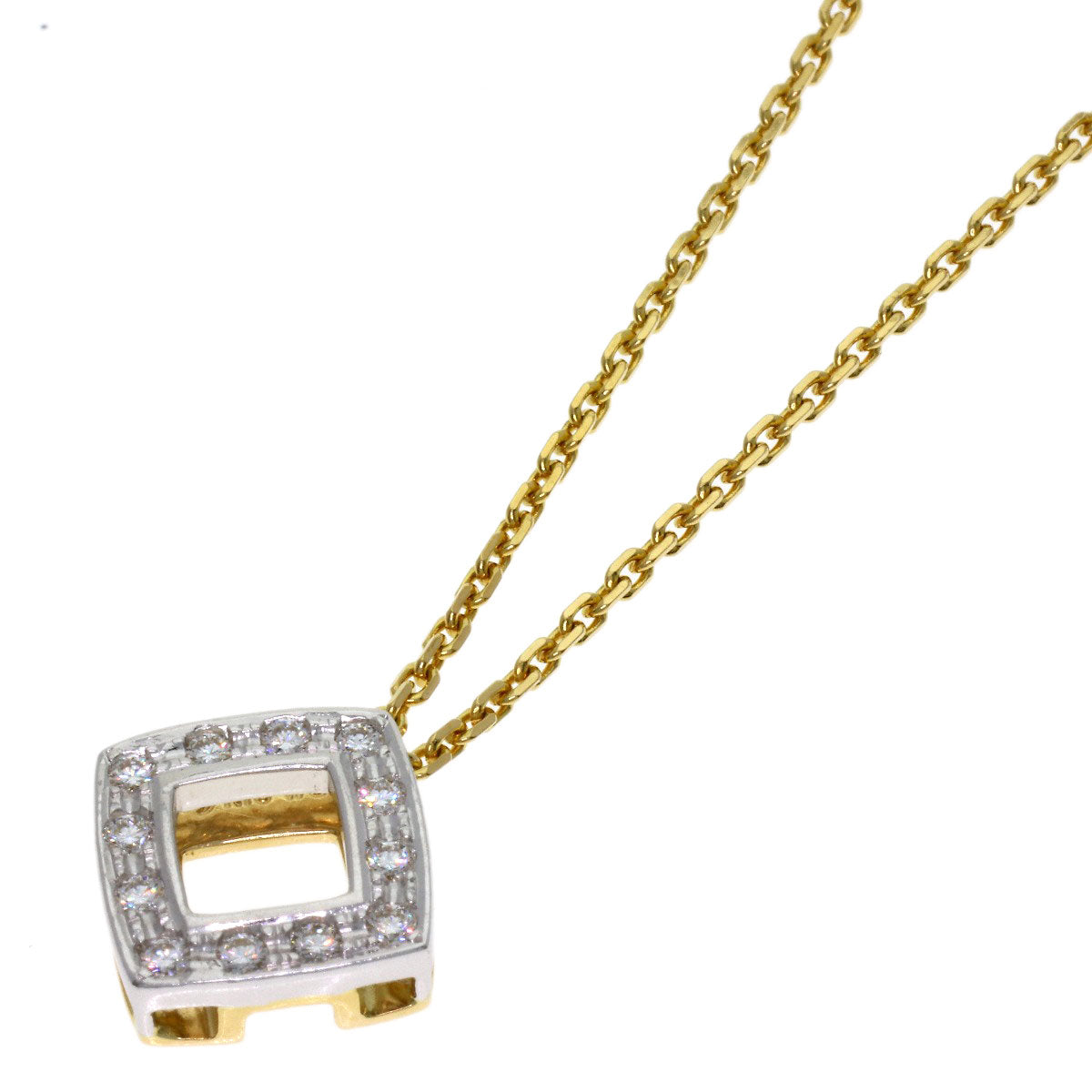 TASAKI Diamond Necklace K18 Yellow Gold Ladies [Used]