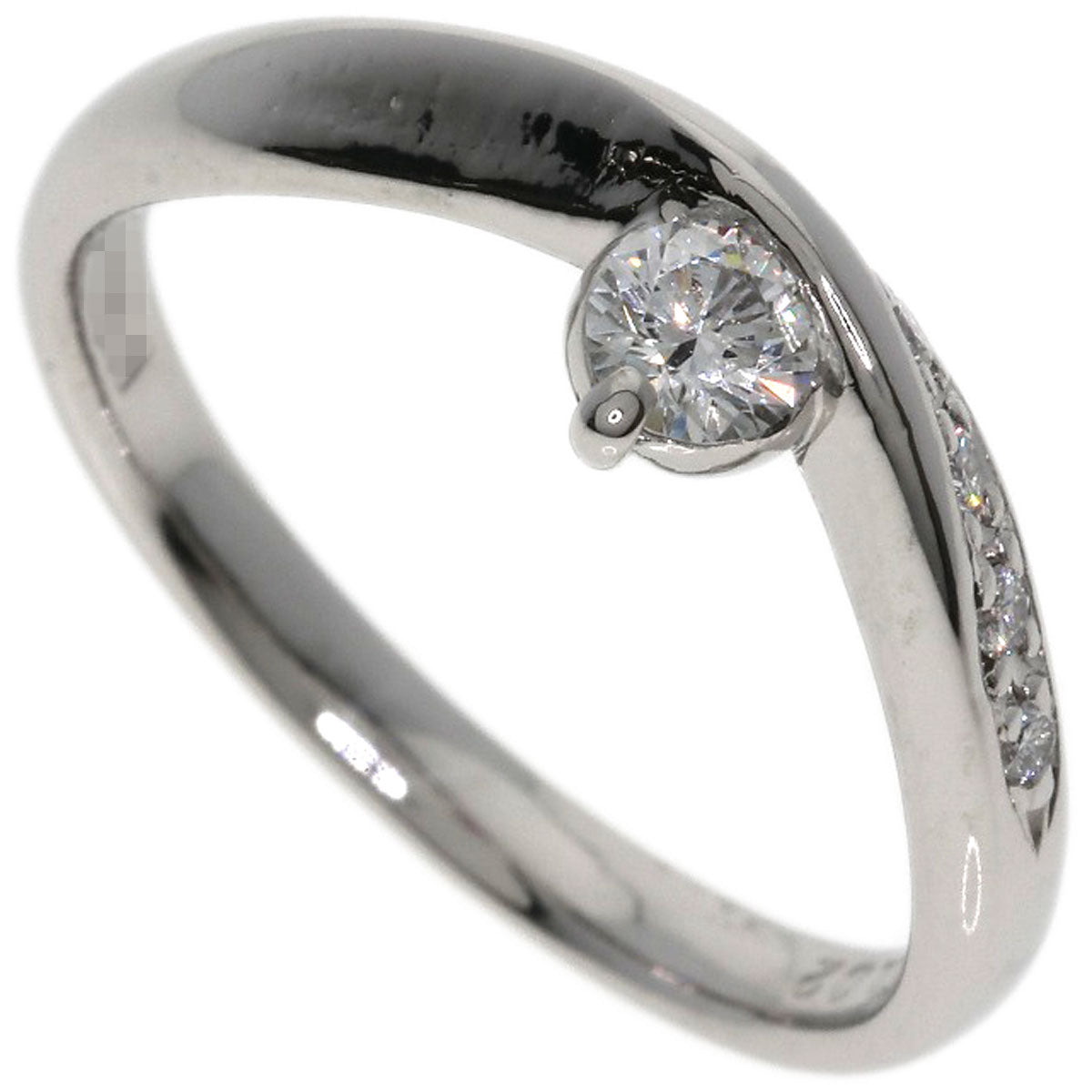 CELINE Ruby Diamond Ring Platinum PT900 Ladies [Used]