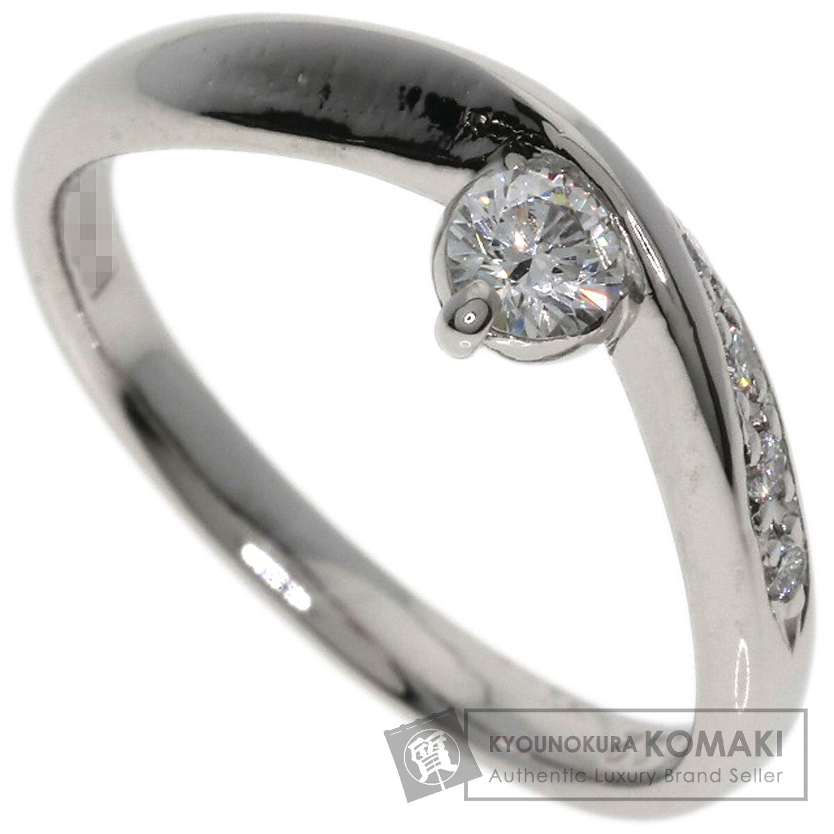 CELINE Ruby Diamond Ring Platinum PT900 Ladies [Used]
