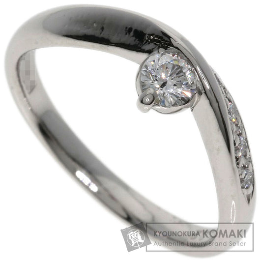 CELINE Ruby Diamond Ring Platinum PT900 Ladies [Used]