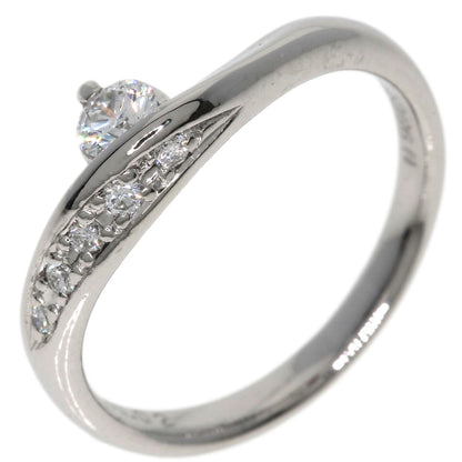 CELINE Ruby Diamond Ring Platinum PT900 Ladies [Used]