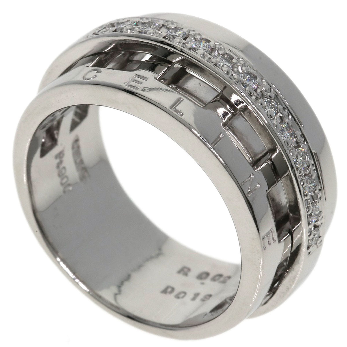 CELINE Ruby Diamond Ring Platinum PT900 Ladies [Used]