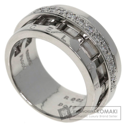 CELINE Ruby Diamond Ring Platinum PT900 Ladies [Used]