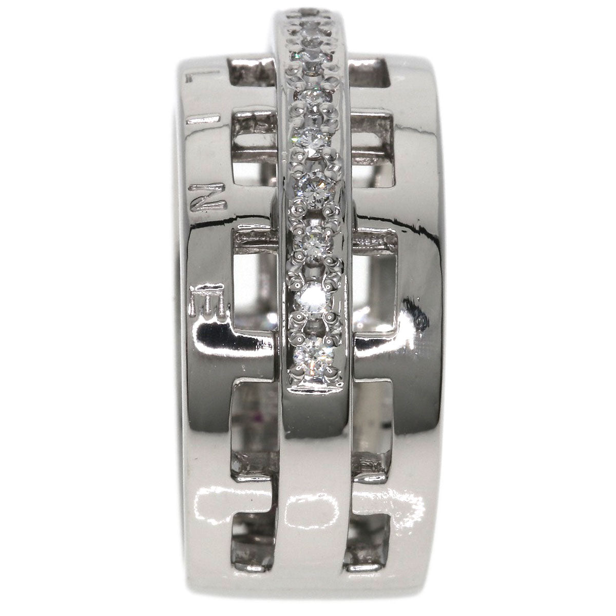 CELINE Ruby Diamond Ring Platinum PT900 Ladies [Used]